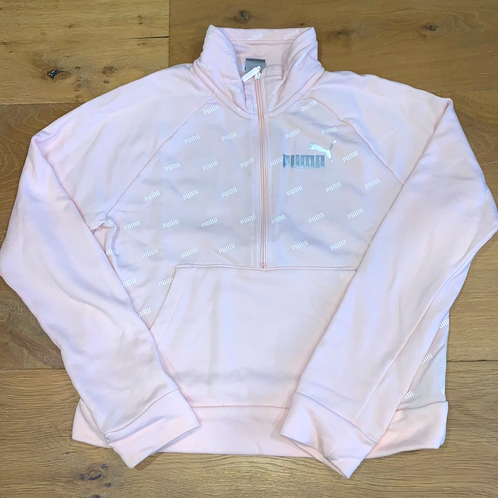 Puma Logo Half-Zip Pullover